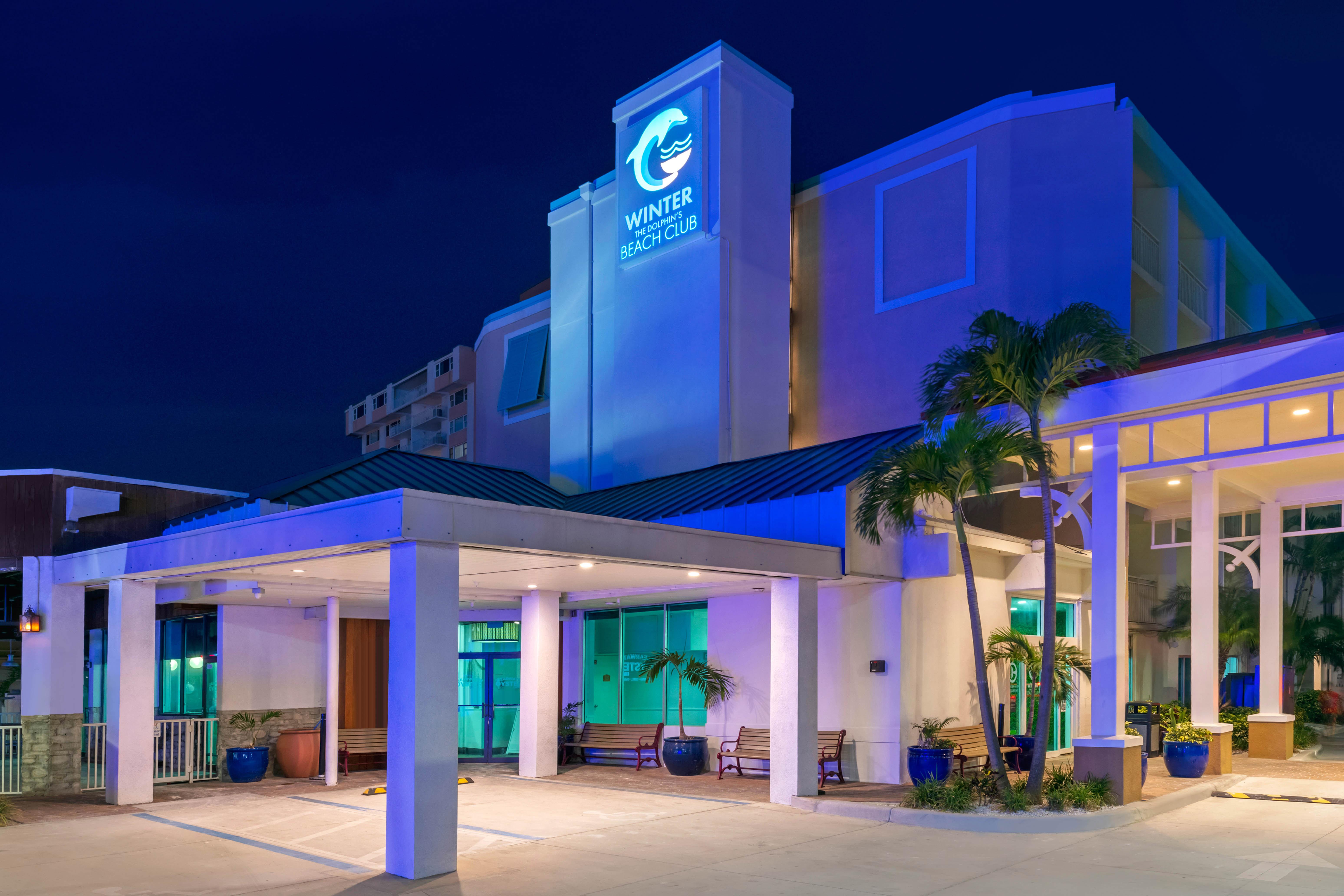 Winter The Dolphins Beach Club, Ascend Hotel Collection Clearwater Beach Exterior photo